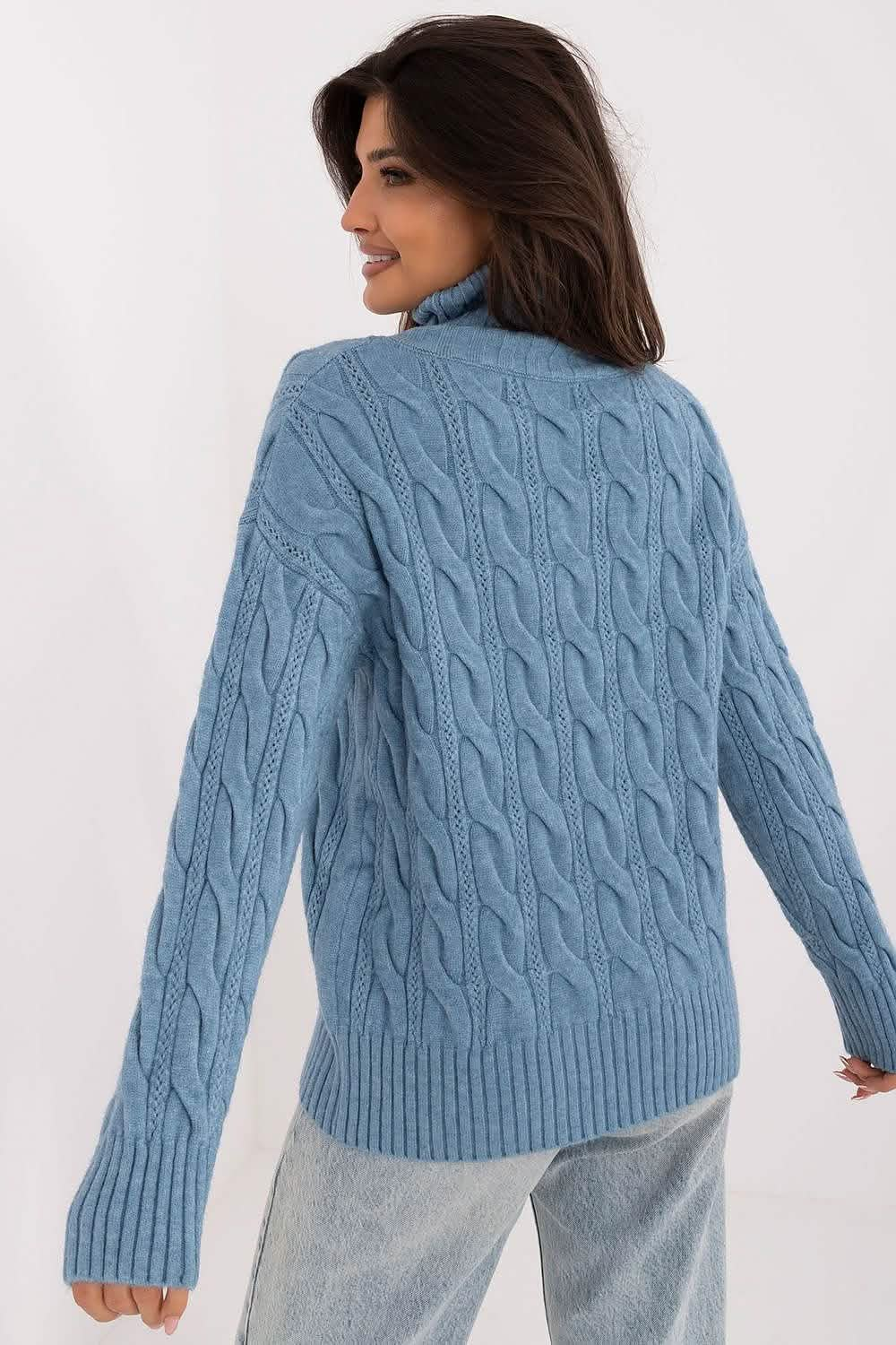 Wool sweaters Cozy Turtleneck Sweater for Casual Knitwear on Cooler Days Knit tops