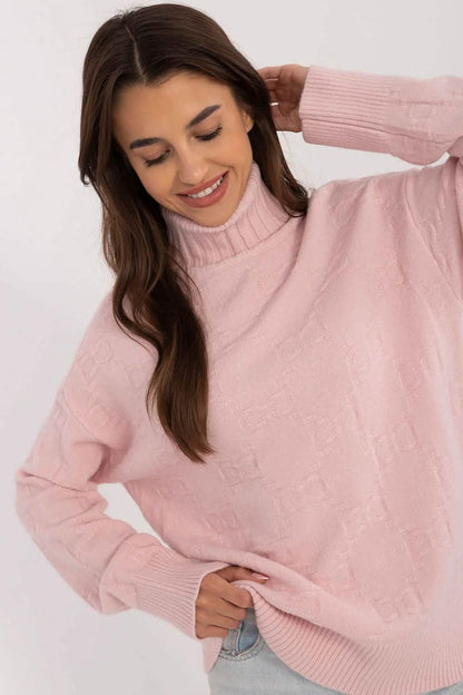 Wool sweaters Women’s Turtleneck Sweater for Cooler Days in Unique Textured Knitwear Knit tops