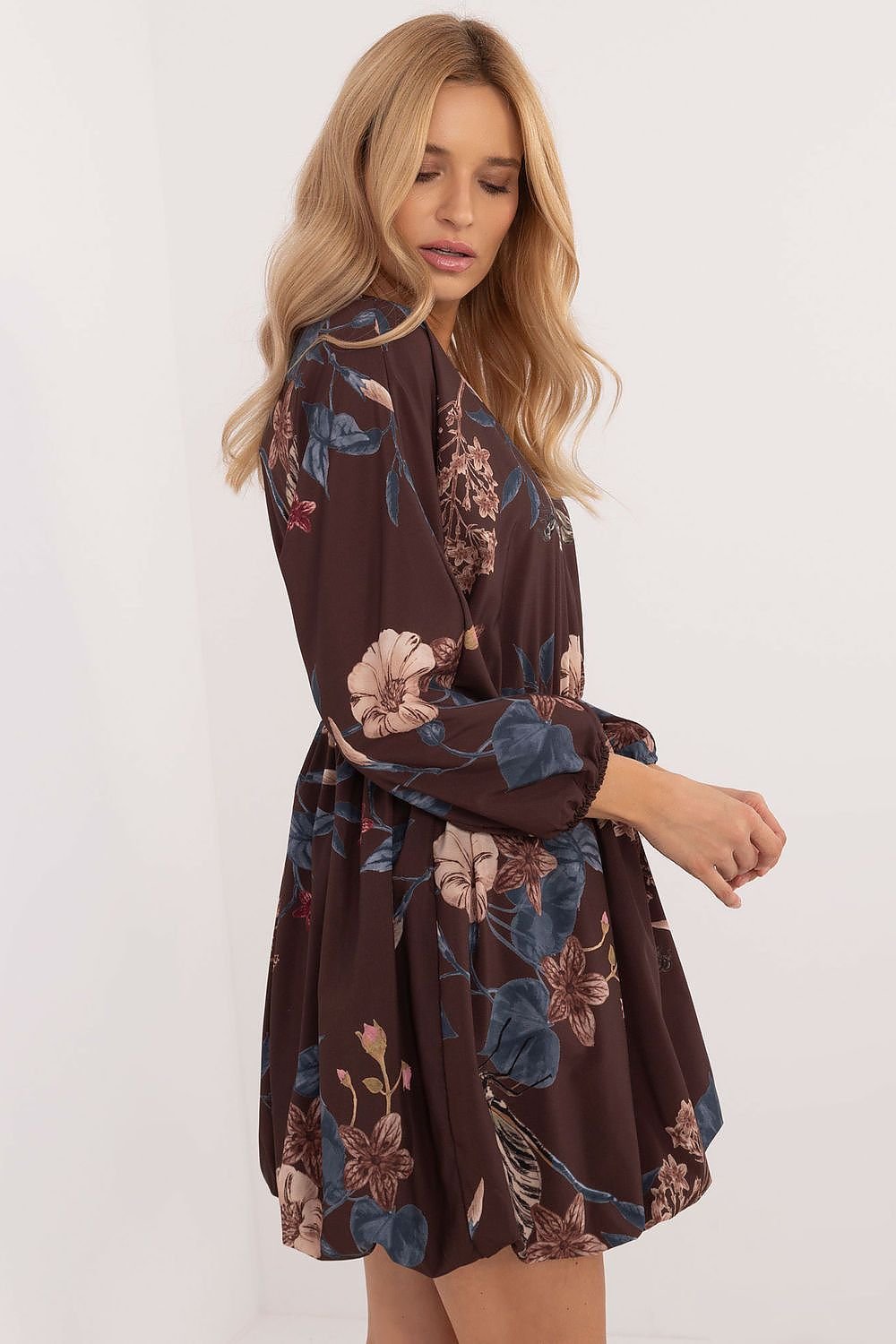 Daydress: Italy Moda Elegance Floral Brown