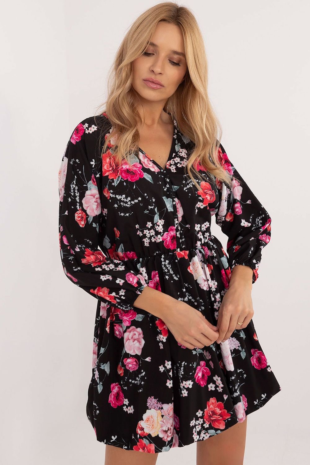 Daydress: Italy Moda Elegance Black Floral