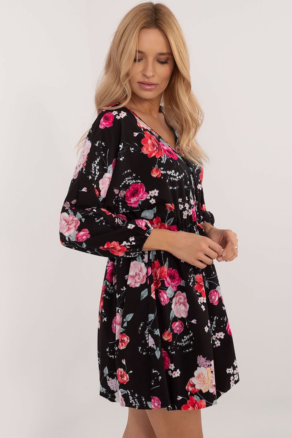 Daydress: Italy Moda Elegance Black Floral