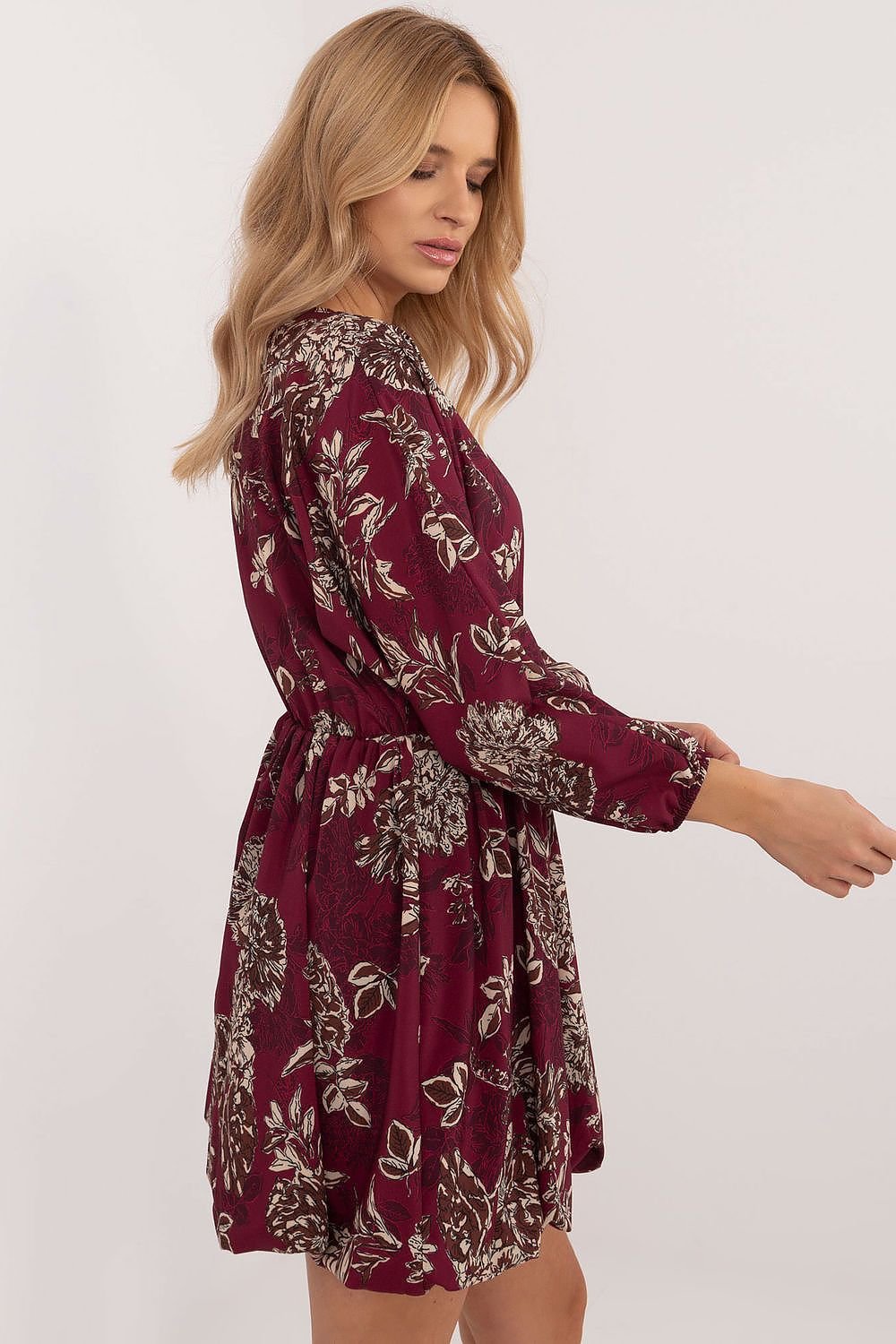 Daydress: Italy Moda Floral Dark Red