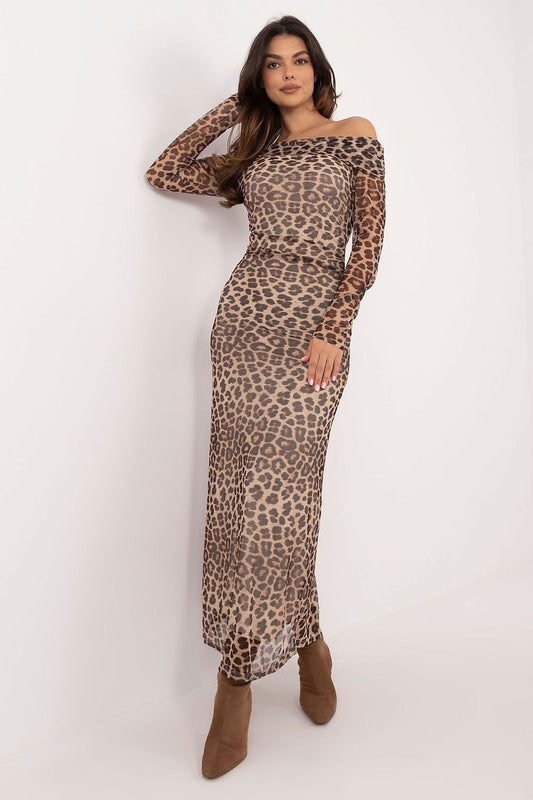 Evening dress: Italy Moda Luxury Leopard