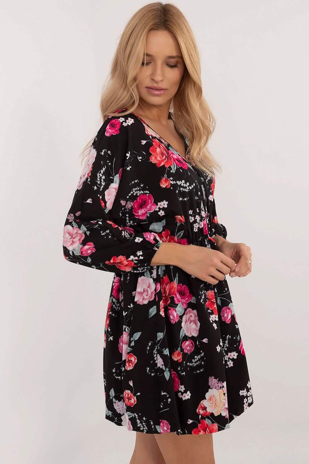 Daydress: Italy Moda Elegance Black Floral | Sensisoft