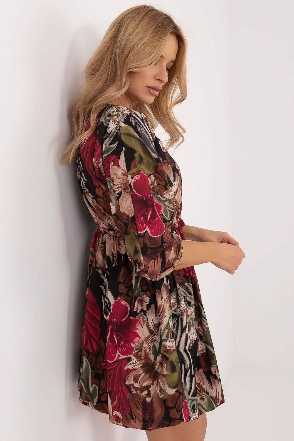 Daydress: Italy Moda Elegance Floral Red | Sensisoft