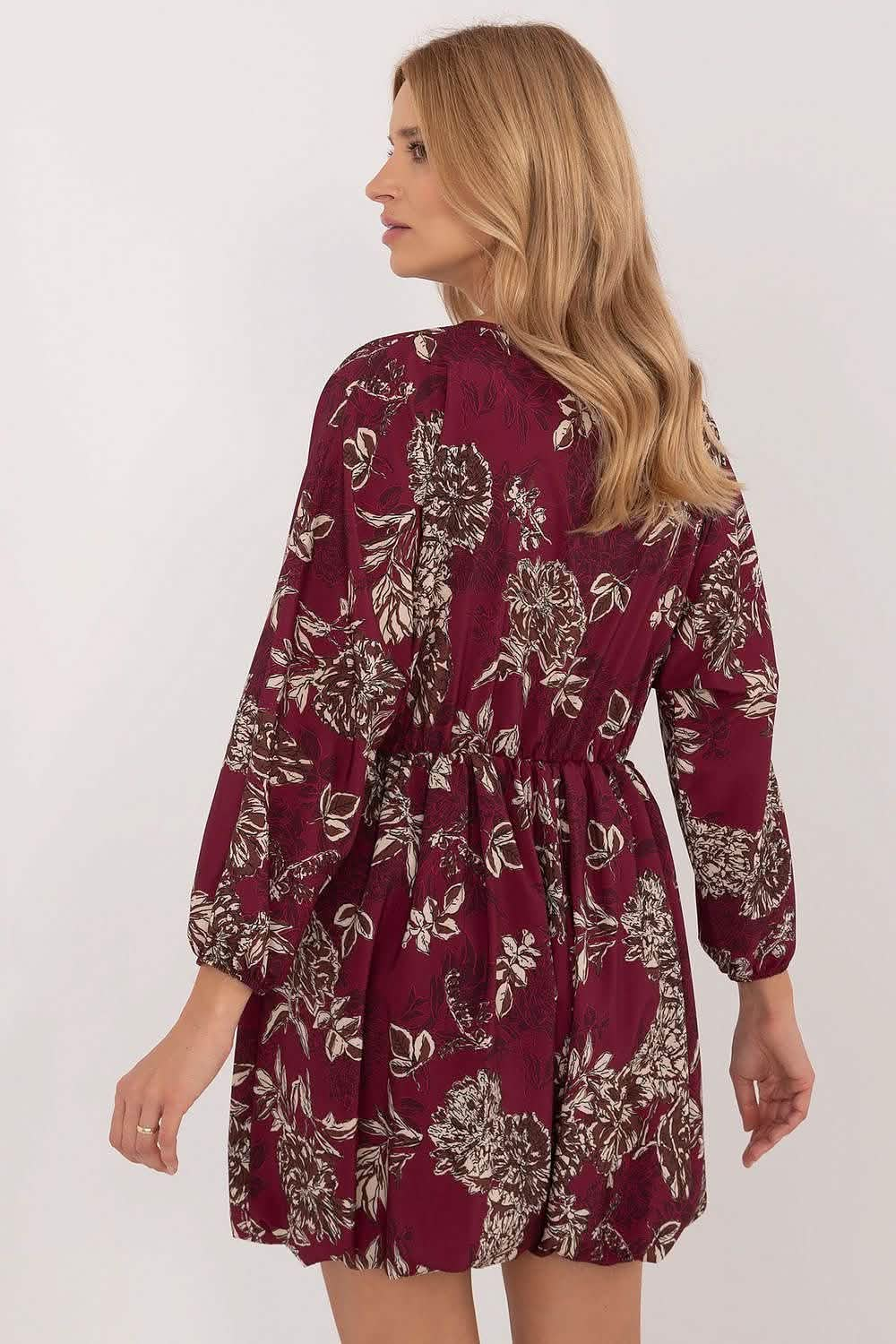 Daydress: Italy Moda Floral Dark Red | Sensisoft