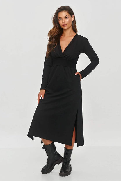 Day Dress Daydress: Makadamia Elegance Black