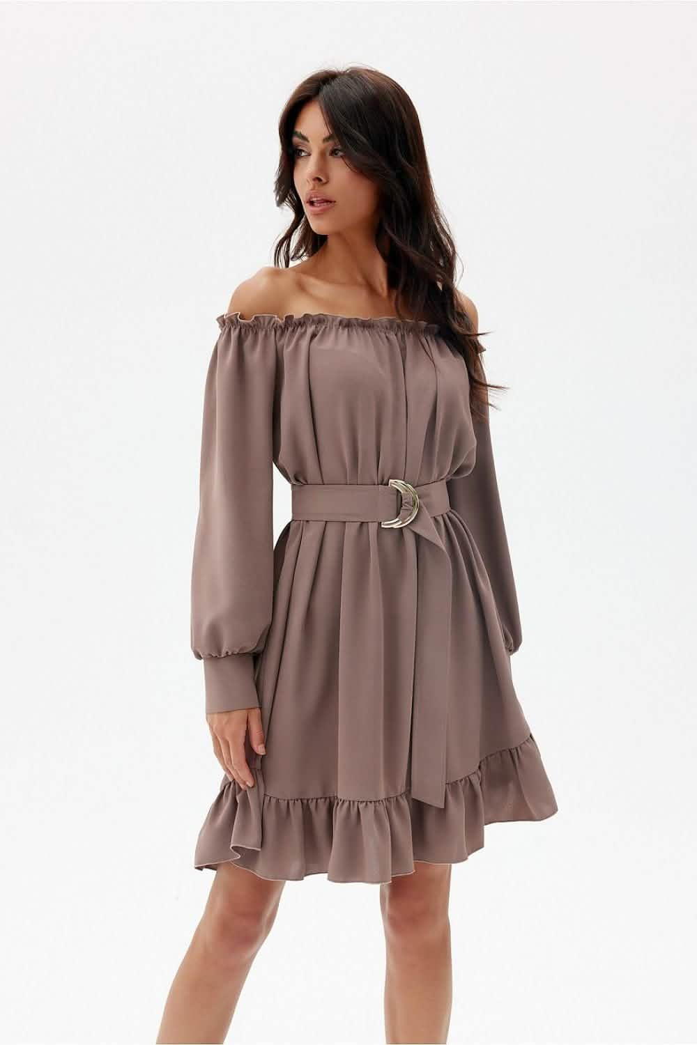 Day Dress Daydress: Roco Fashion Beige