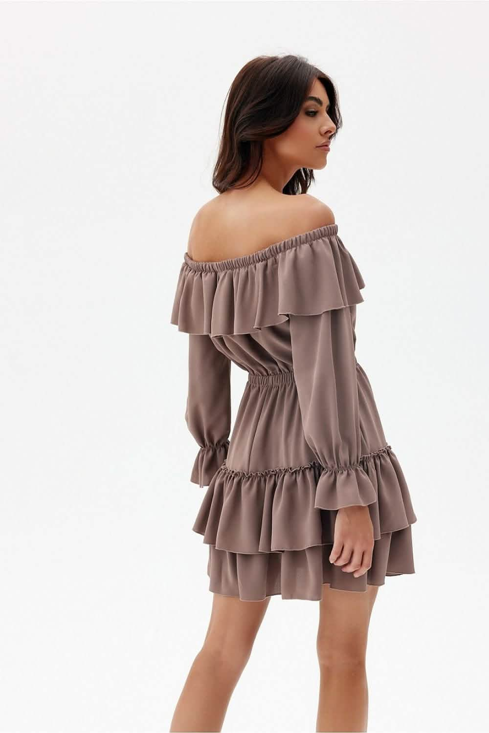 Day Dress Daydress: Roco Fashion Elegance Beige