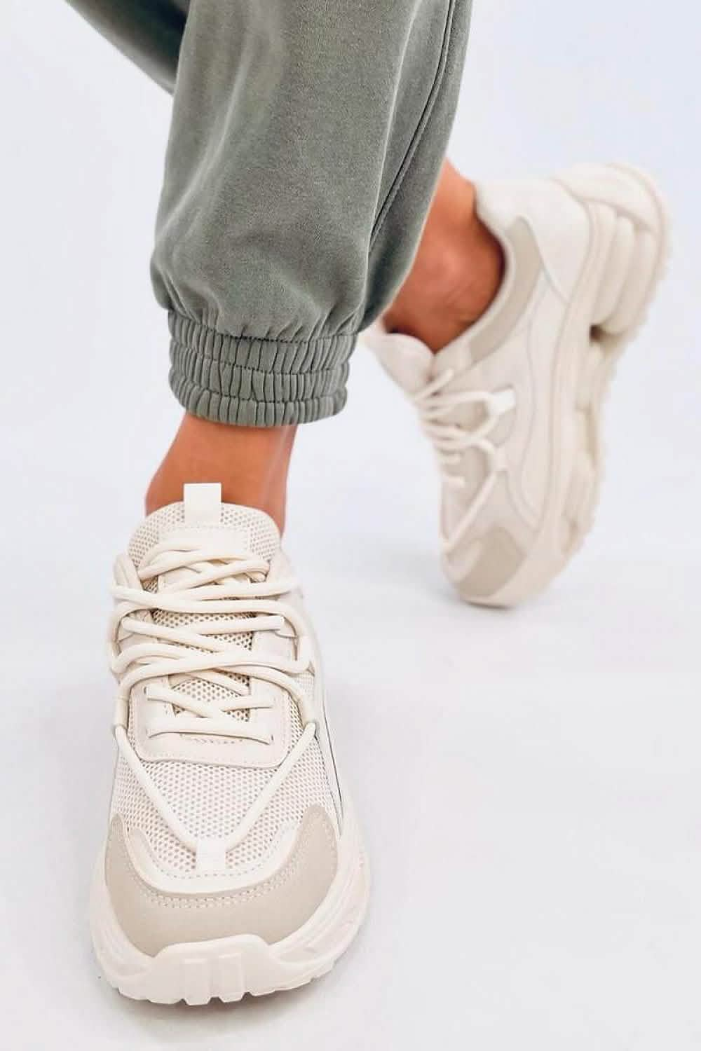 Designer Sneakers for Women with Fashionable Lace-up Style