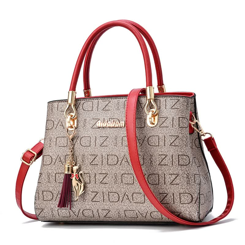 Printed Fashion Ladies Handbags Big Bags All-match Single Shoulder Messenger Bag.