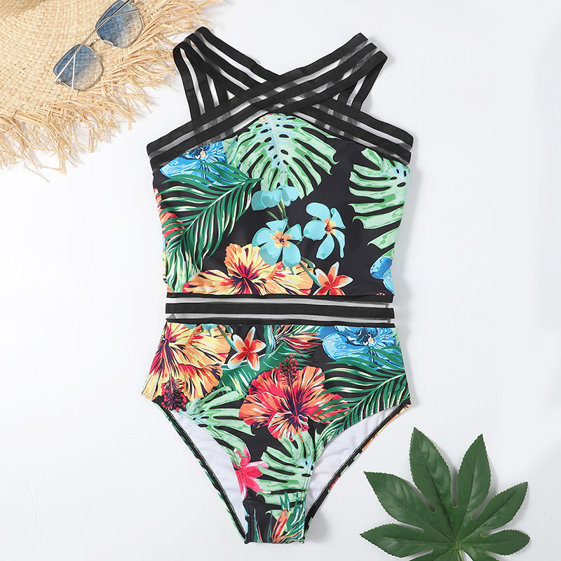 One-piece Printed Bikini