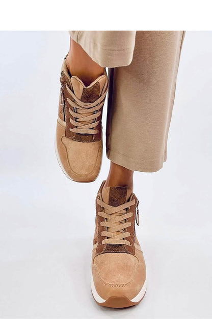 Ecological Leather Designer Sneakers for Women in Glamour Style