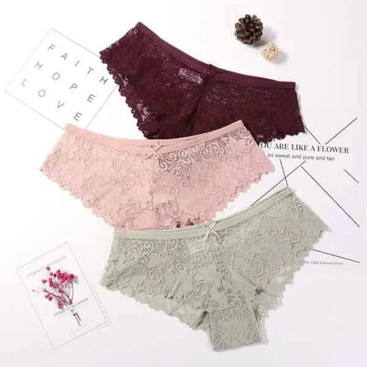 3 Pcs Panties For Woman Underwear.