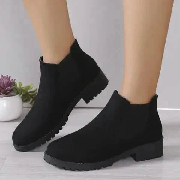 Stylish Boots Chunky Heel Ankle Boots for Stylish Fashion Personality