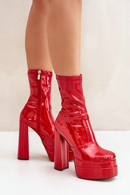 Stylish Boots High Column Heel Boots for Stylish Women with Comfort and Stability