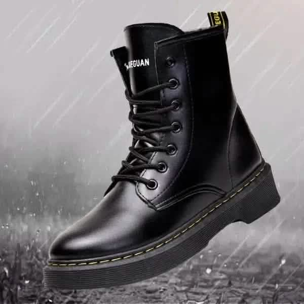 Stylish Boots Elegant Platform Combat Boots for Modern Sophistication