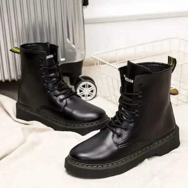 Stylish Boots Elegant Platform Combat Boots for Modern Sophistication