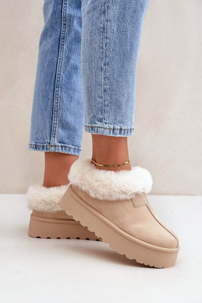 Stylish Boots Snow Boots in Eco Suede with Soft Fur for Ultimate Warmth