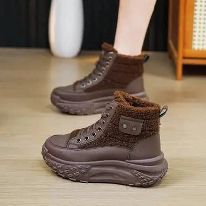 Stylish Boots Warm Non-slip High Top Snow Boots for Comfort and Style