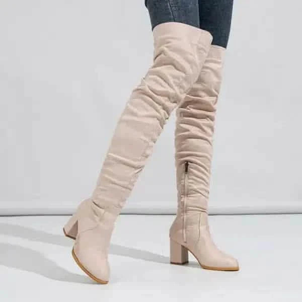 Stylish Boots Women’s Boots High-heeled: Chic Elastic Long Style for Every Occasion