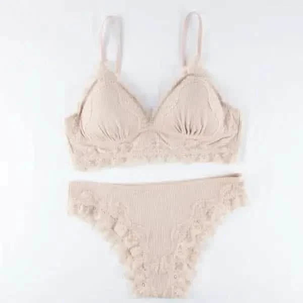 Lace underwear suit women.