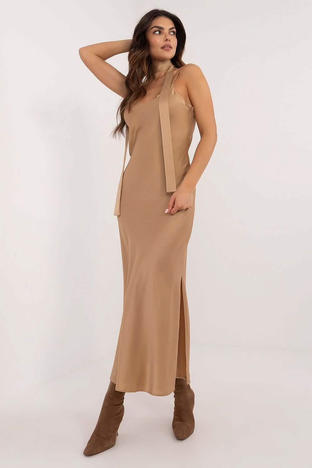 Evening dress: Lakerta Luxury Beige | Sensisoft