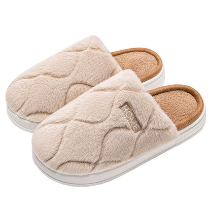 Plush Slippers Winter For Women.