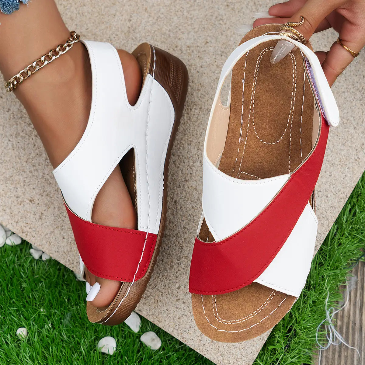 Summer Wedges Sandals Roman