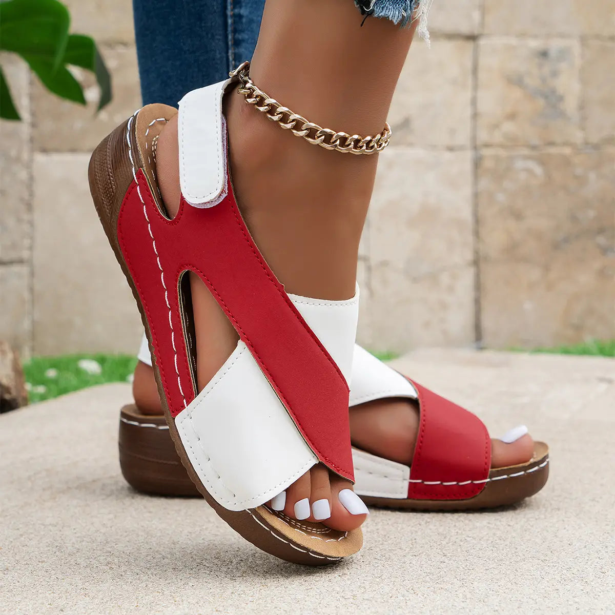 Summer Wedges Sandals Roman