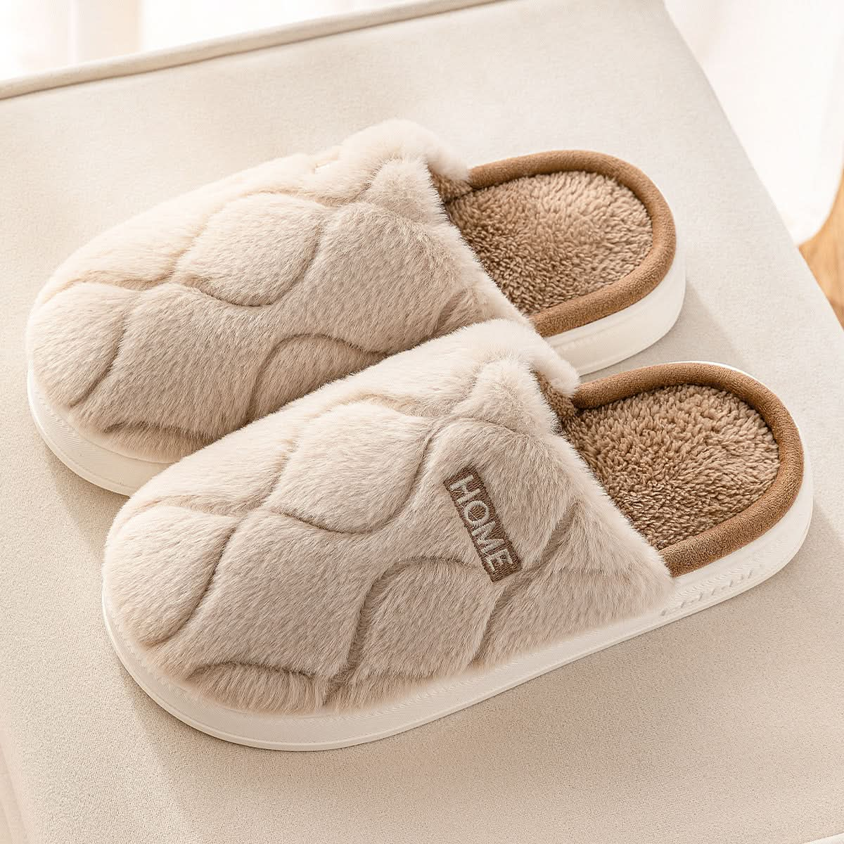 Plush Slippers Winter For Women.