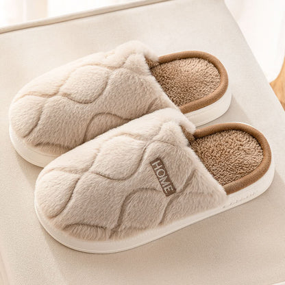 Plush Slippers Winter For Women.