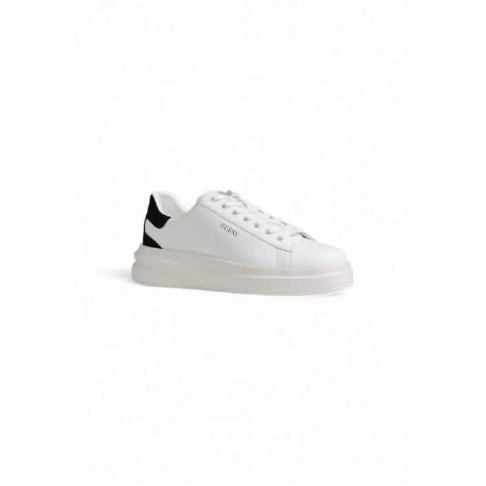 Guess White Lace Sneakers for Elegant Casual Style