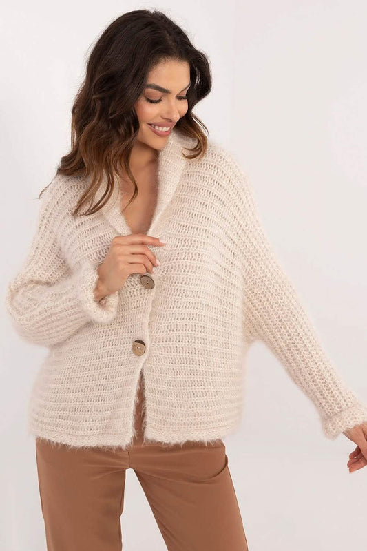 Wool sweaters Bella Cardigan with Heart Neckline for Everyday Comfort Knit tops