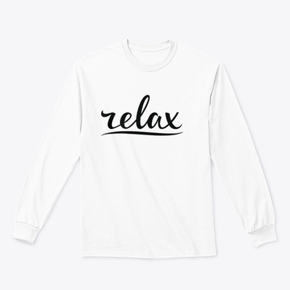 Relax Hand Lettering Design for Sweatshirt