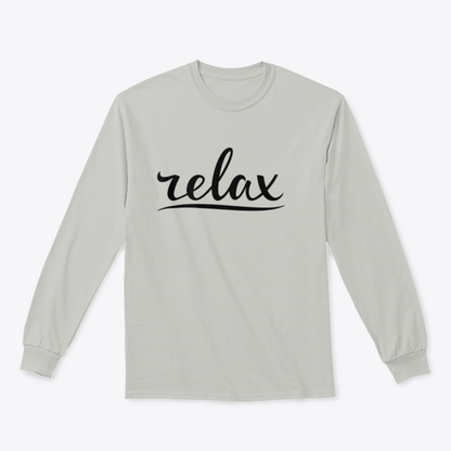 Relax Hand Lettering Design for Sweatshirt