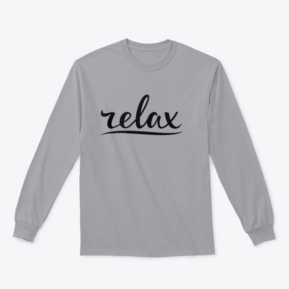 Relax Hand Lettering Design for Sweatshirt