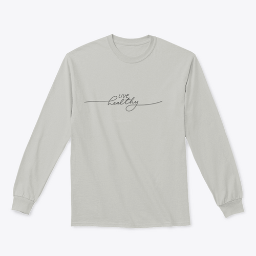 Live Healthy Design for Sweatshirt