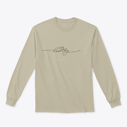 Live Healthy Design for Sweatshirt