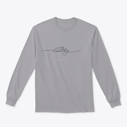 Live Healthy Design for Sweatshirt