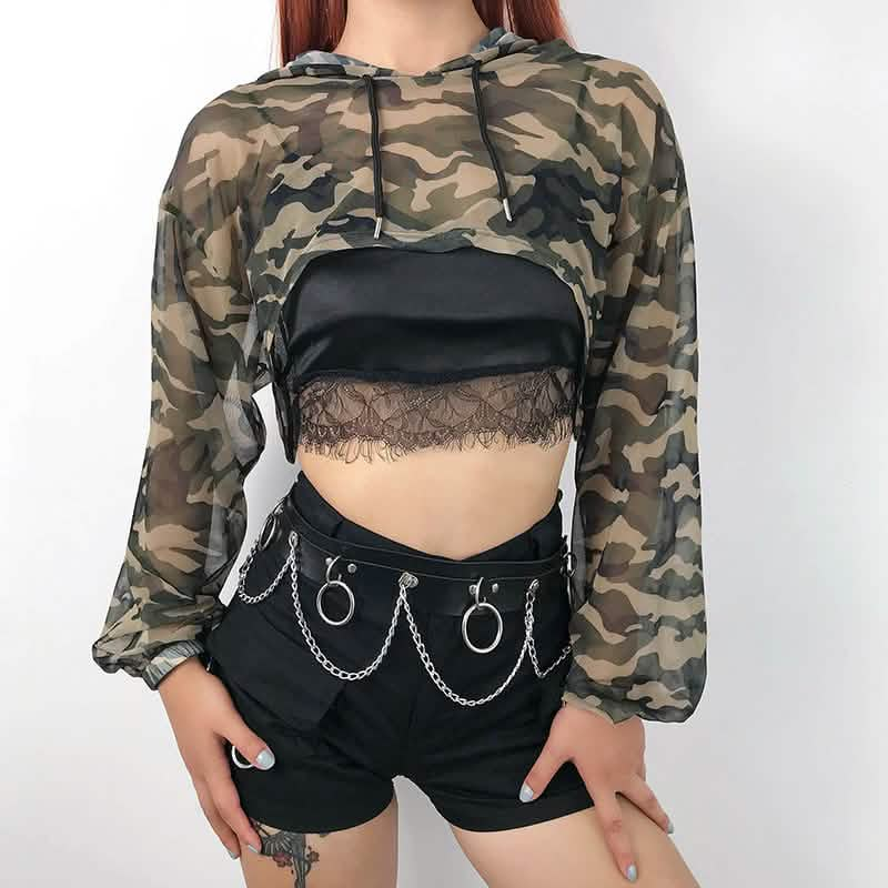 Long Sleeve Camo T-shirt