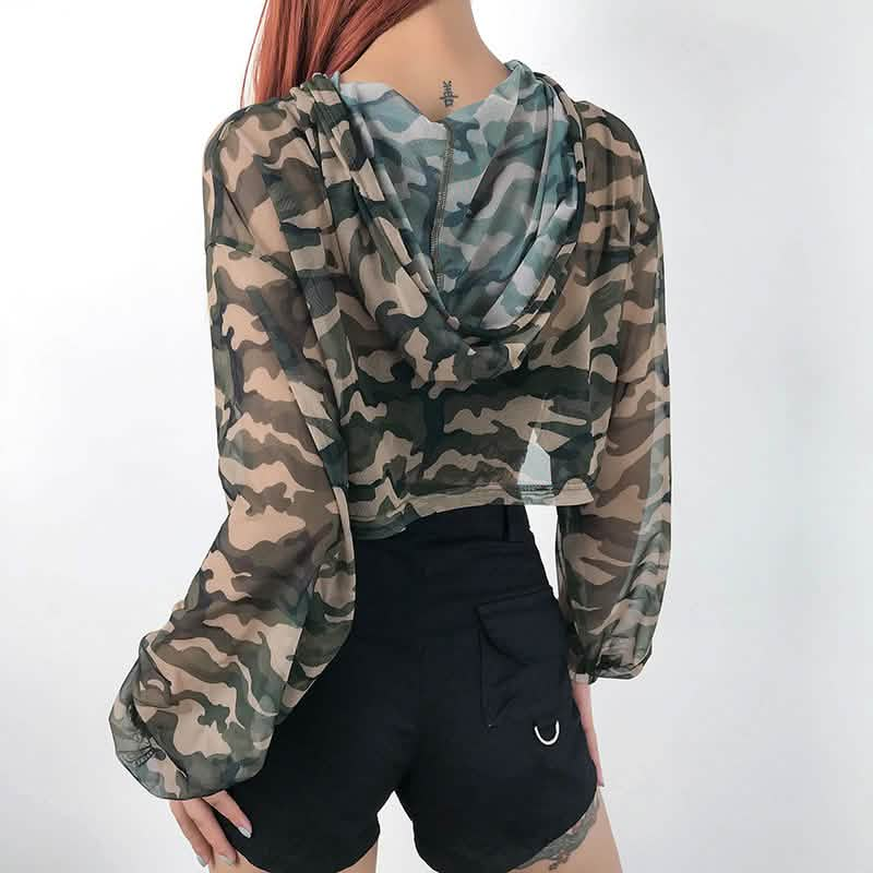 Long Sleeve Camo T-shirt