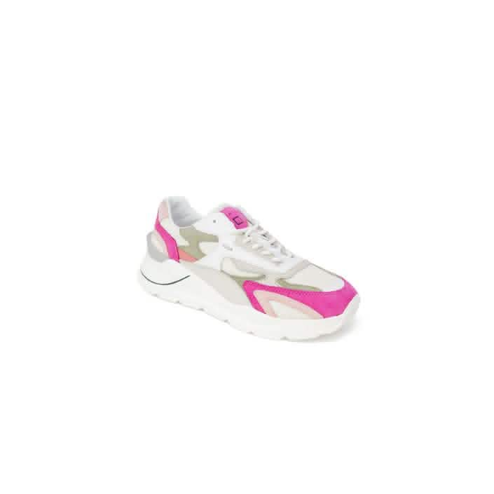 Pink Sneakers - Bold D.a.t.e. Designer Sneakers for Women