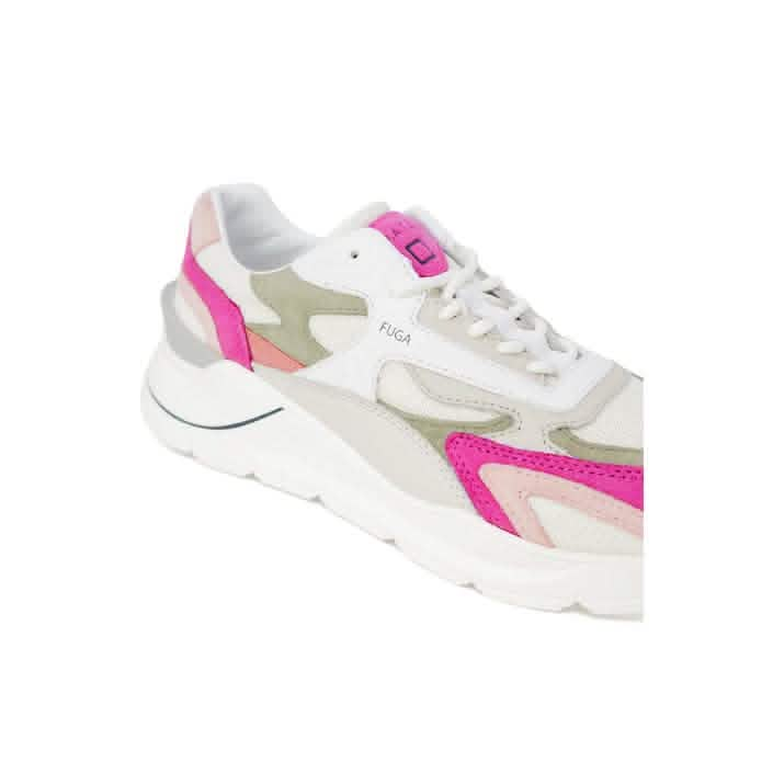 Pink Sneakers - Bold D.a.t.e. Designer Sneakers for Women