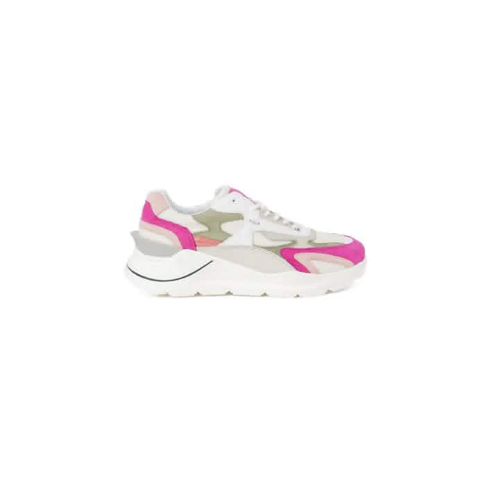 Pink Sneakers - Bold D.a.t.e. Designer Sneakers for Women