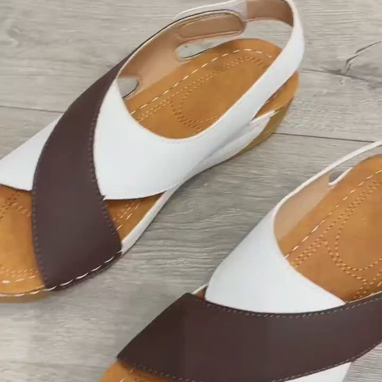 Summer Wedges Sandals Roman.