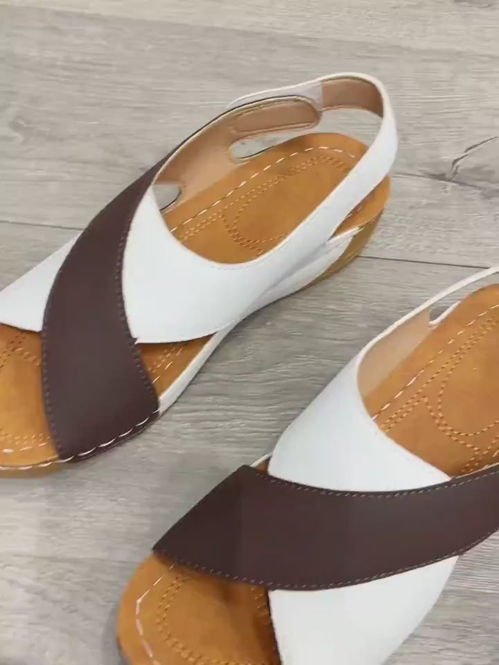 Summer Wedges Sandals Roman.