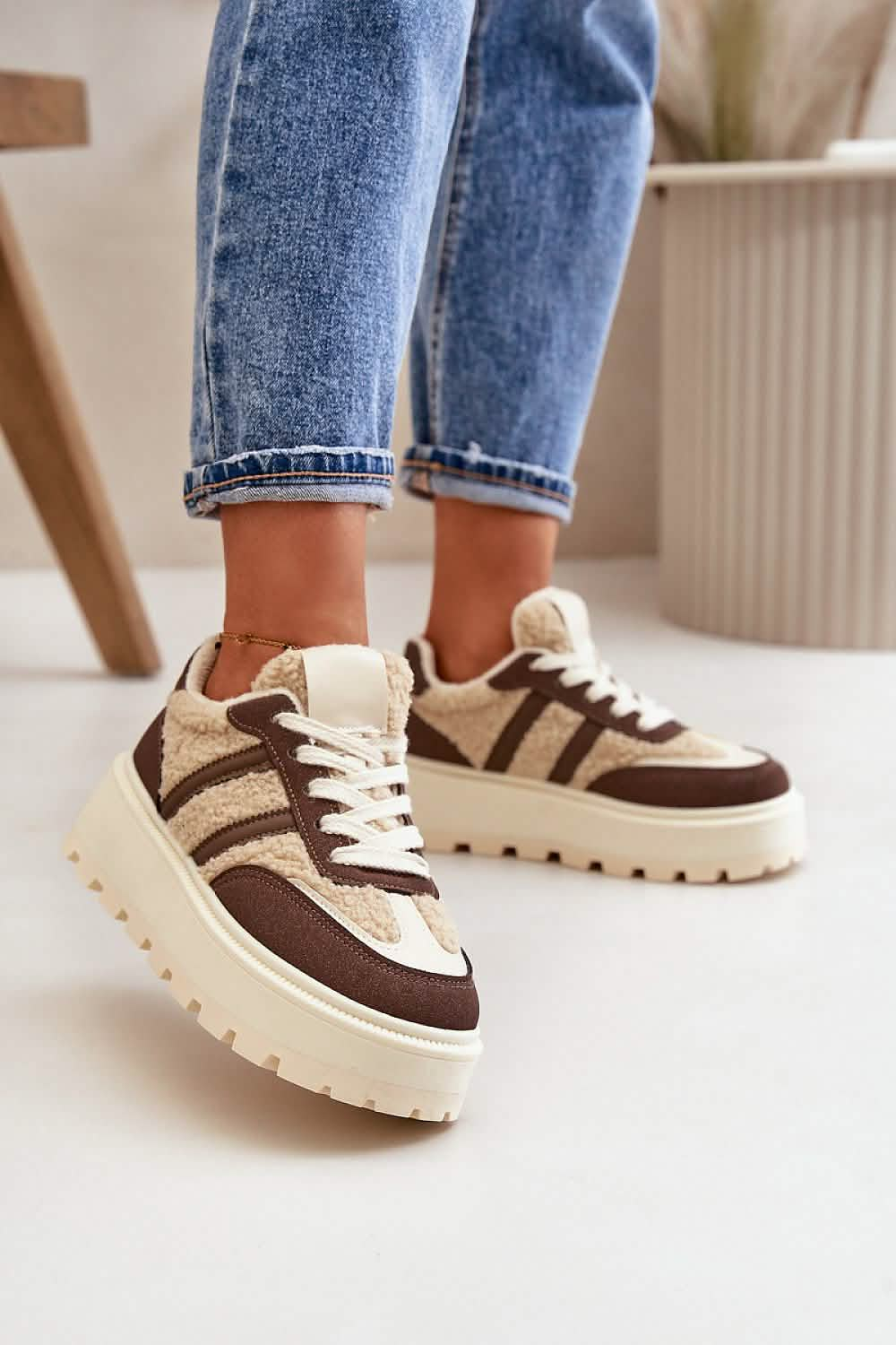 Shoe Cover Designer Sneakers for Women with Eco Leather Style