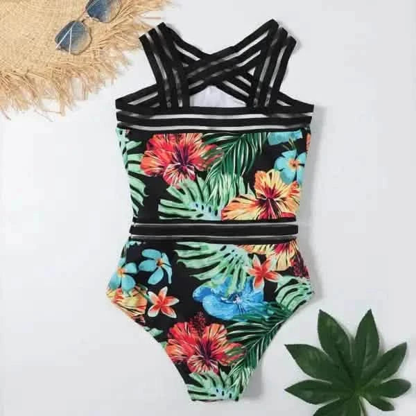 One-piece Printed Bikini.