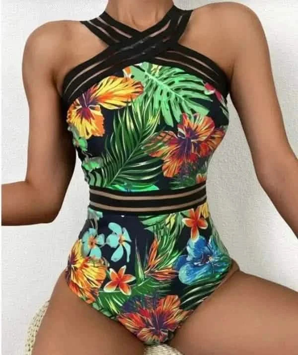 One-piece Printed Bikini.